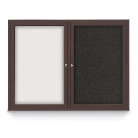 United Visual Products Corkboard, Cloud/ Satin, 24" x 36" UV402-SATIN-CLOUD